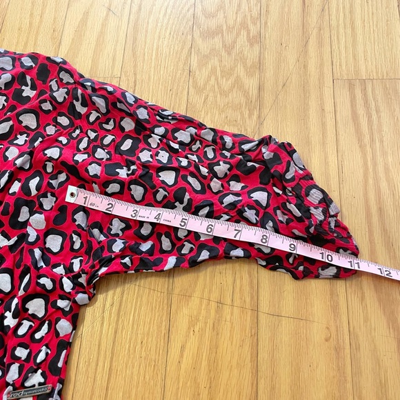Red by Marc Ecko Red Cheetah Blouse - Picture 10 of 15